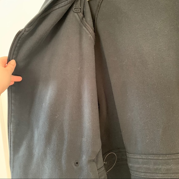 Nike Angled Zipper Hoodie Sweatshirt - Picture 3 of 4